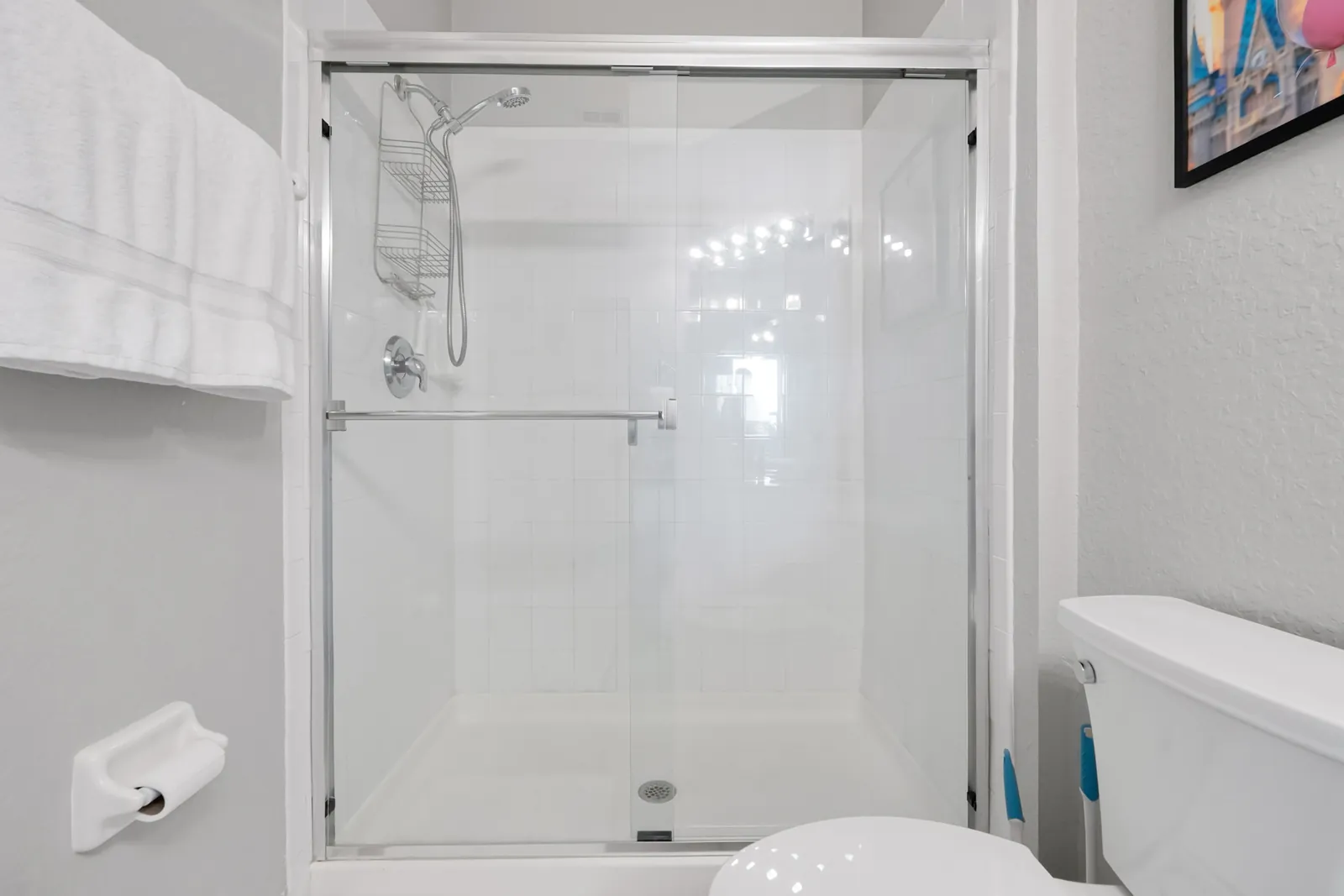 Master bathroom with large shower and great water pressure
