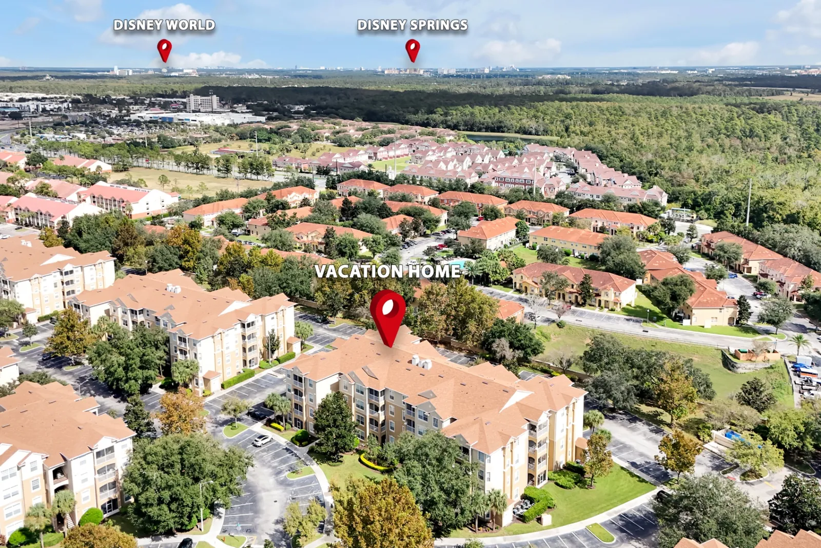 Galaxy & Ears Getaway is just a few minutes from Disney World and Disney Springs